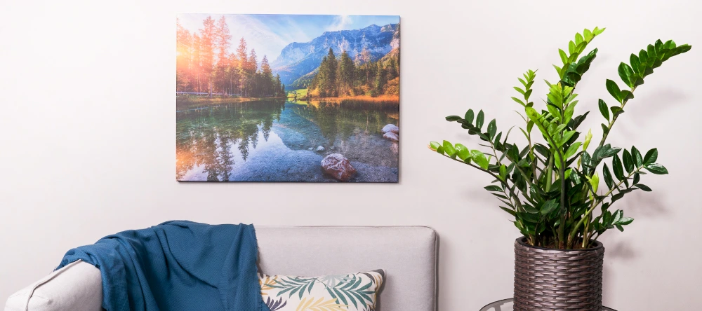 How to hang your canvas print. The complete guide. Hanging large format canvas.