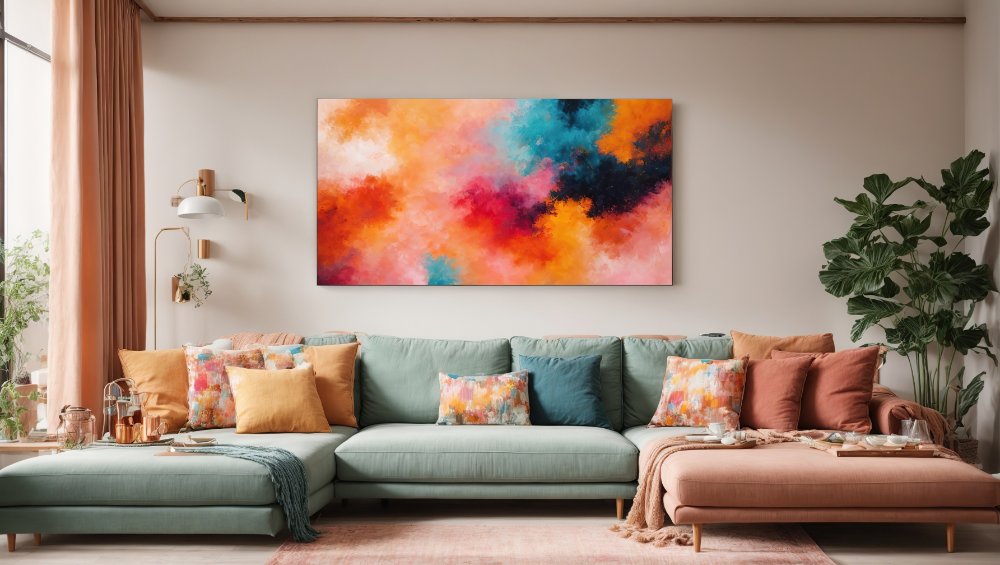 Custom canvas print of a family photo, a personalized housewarming gift idea