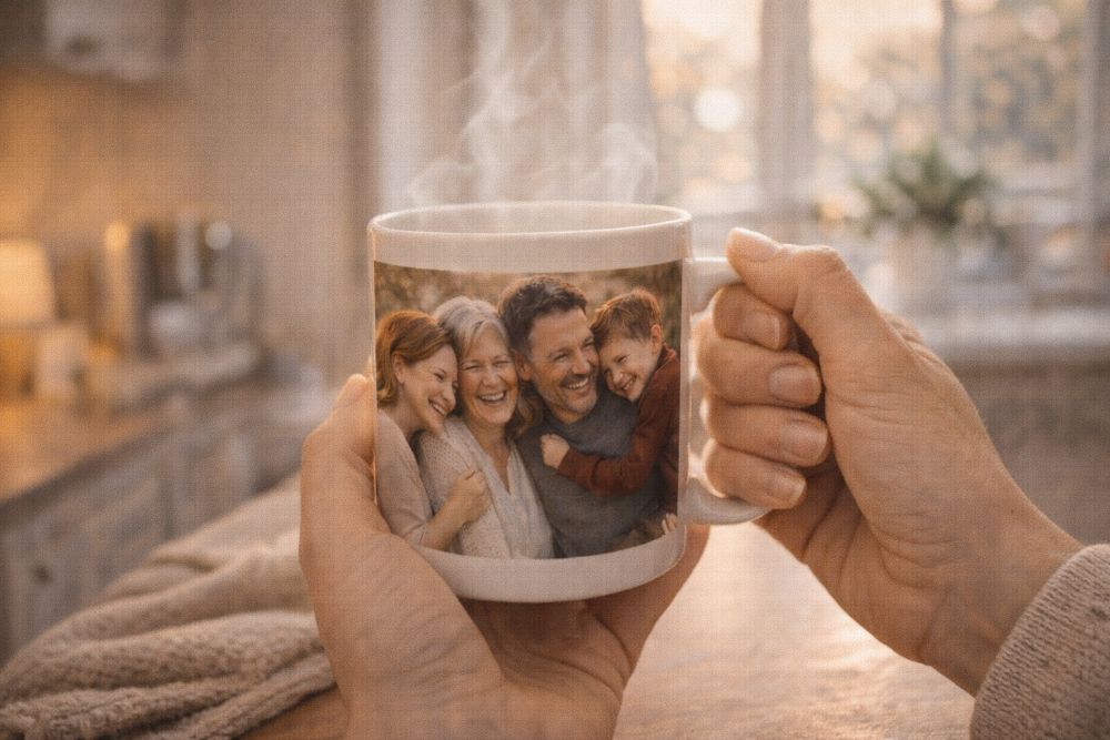Personalised photo mug for mum
