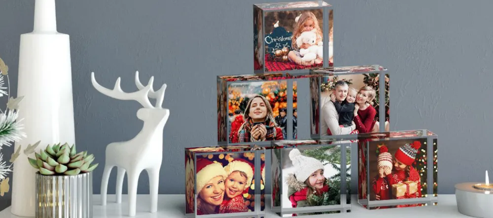 Unusual stocking fillers. Christmas-themed MixBlox.