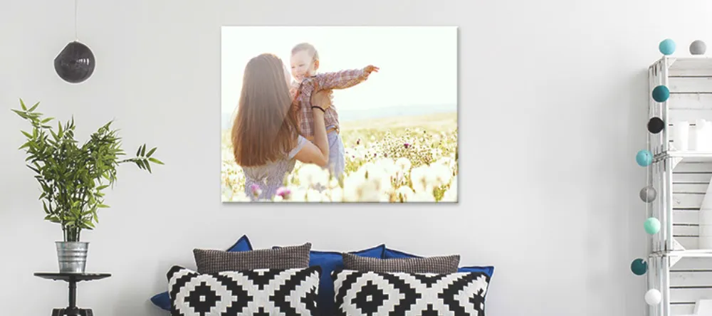 What is an aluminium print. Large format metal print with sunset photo.