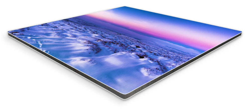 Metal vs Acrylic Prints: Which is Better? Close up photo of aluminium photo print.