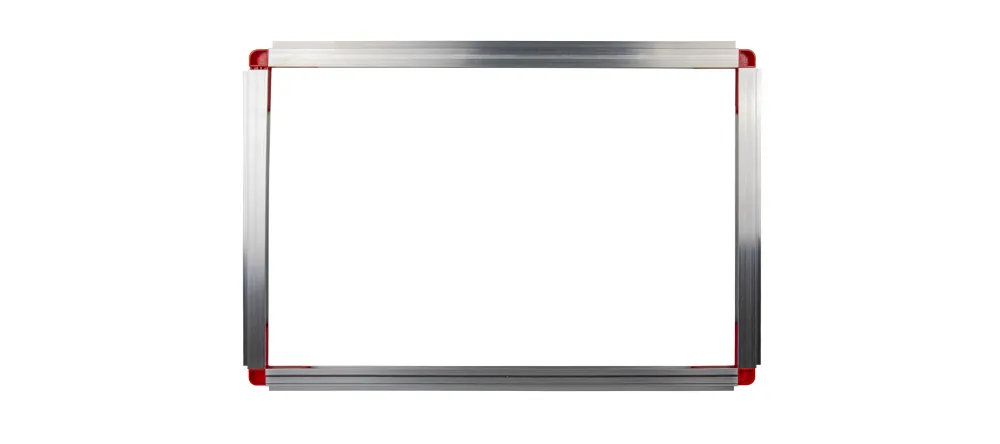 How to hang acrylic prints. Photo of aluminium backframe. 