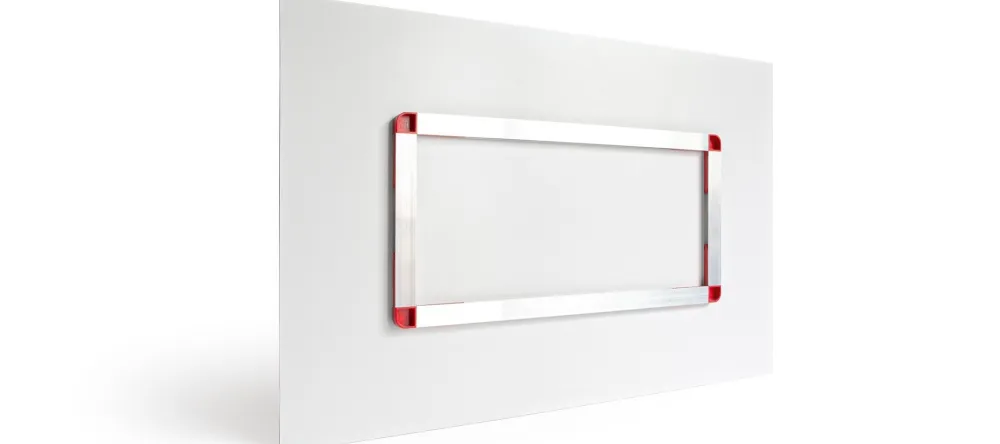 What is an Acrylic Print. Photo of aluminium backframe.