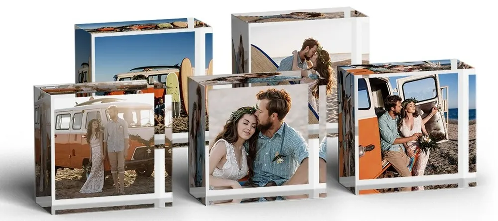 What are MixBlox? Beautiful MIXBLOX photo prints frontal view. 