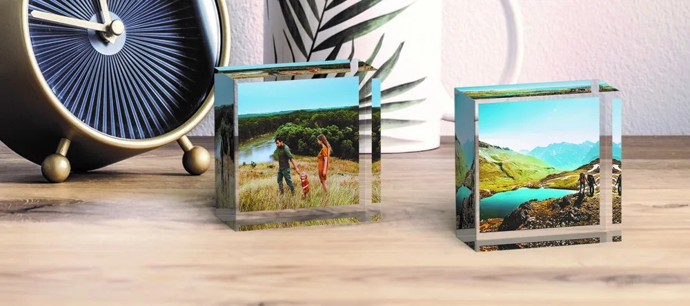 What are MixBlox? Two MIXBLOX cubes on desk,