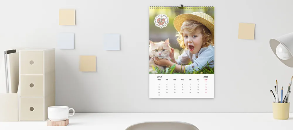 Make Calendar with Photos for 2025: A Step-by-Step Guide. Small-format photo calendar with your images.