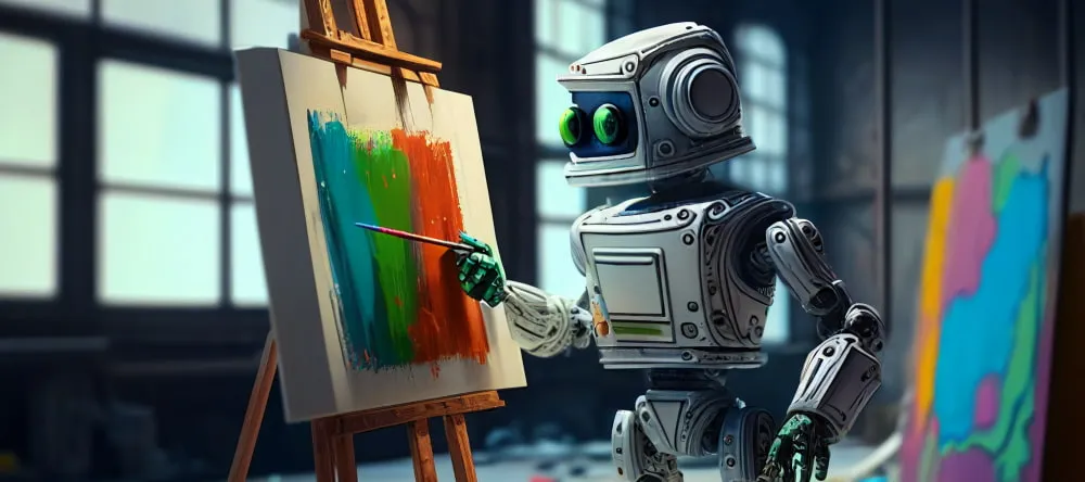 What is AI Art? Robot Painting