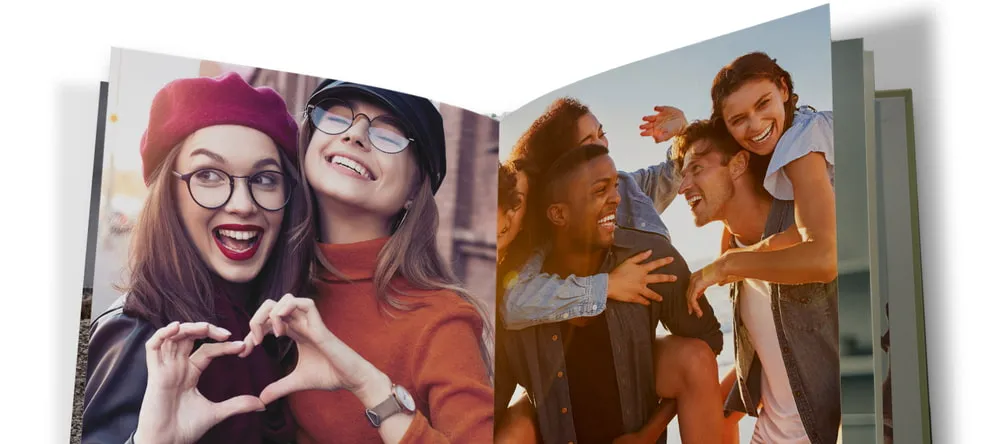 Photo Album Ideas. Photo album featuring friends having fun.