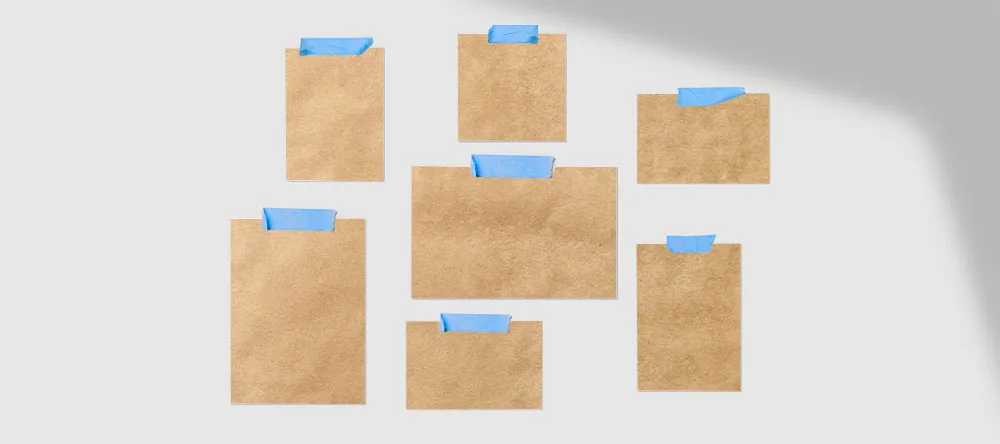 How to arrange photos on a wall: a mock print layout on the wall