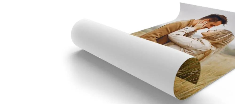 What is a standard poster size: a rolled poster print