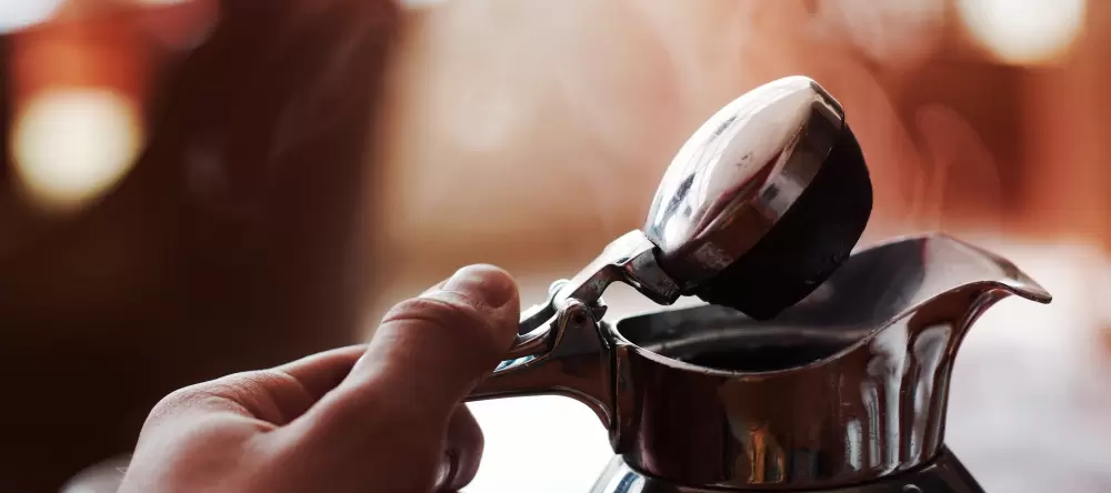 How Long Do Canvas Prints Last? Steaming coffee pot. 
