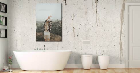Can You Hang Canvas Prints in a Bathroom?