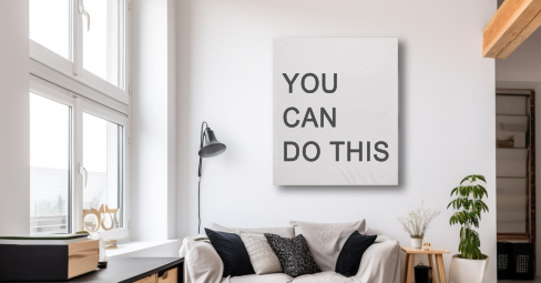 Inspirational Quotes on Canvas Wall Art