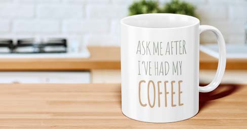 Mugs with Personalised Text: Create a Custom Text Mug