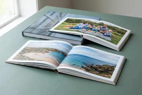 layflat photo book formats and photographic pages