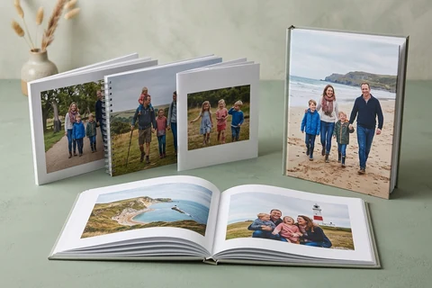 a4 photo book formats and binding features