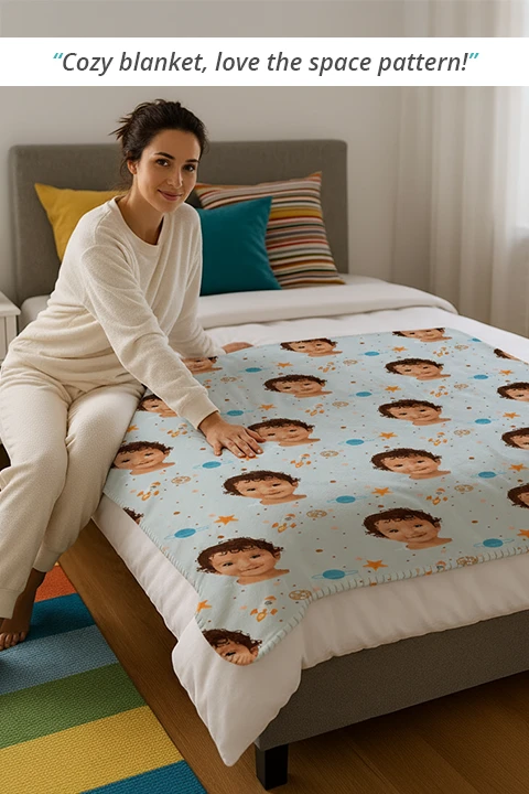 kids pattern blanket review