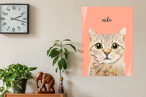 pet print on poster