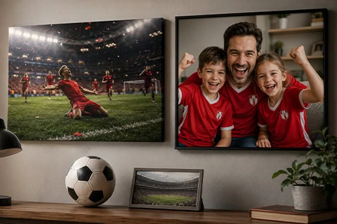 fathers day celebration framed photo