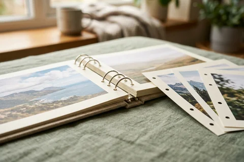 Ring-bound Travel Photo Book