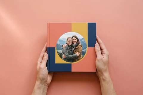 Square photo book