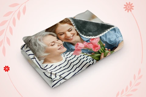 Superbly vibrant photo blanket