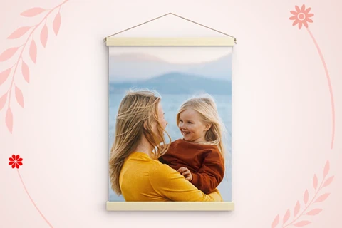 Classic wall hanging with your photo