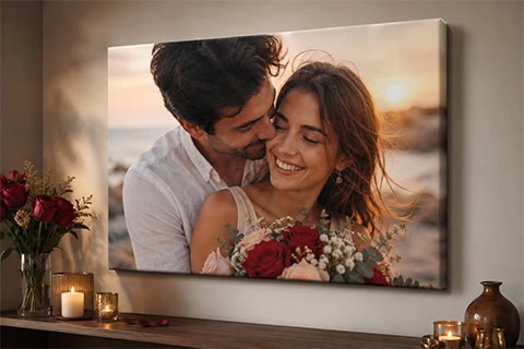 anniversary canvas prints
