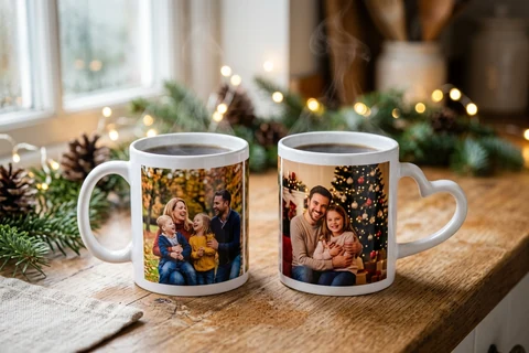 Secret Santa Photo Mug