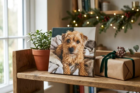 Secret Santa Canvas Print