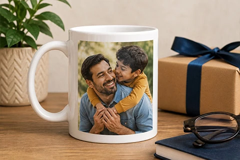 fathers day photo mug
