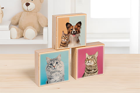 MIXBLOX Wood with picture room view