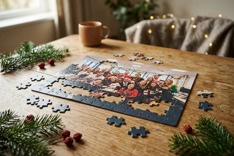 Secret Santa Photo Puzzle