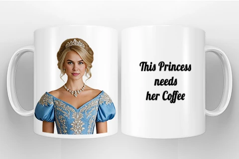 personalised royal portrait mug