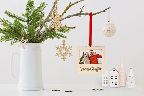 Photo Frame Christmas Ornament