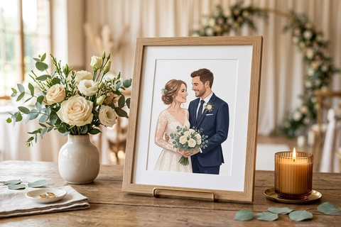 wedding photo portrait