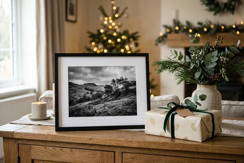 Secret Santa Framed Photo Print