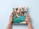 a4 photo book gallery cover held in hands thumbnail