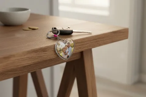 photo keyring for your keys or backpack attachement