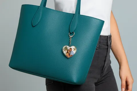 keyring to a handbag, gym bag, or jacket zip