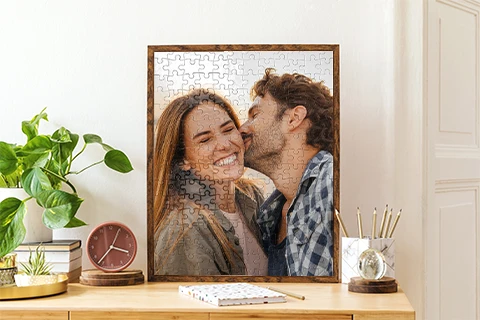 framed photo puzzle