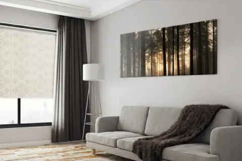 large format panoramic canvas