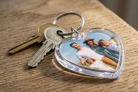 Personalised Keyring with Photo